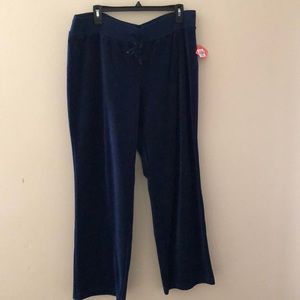St Johns Bay Active Velour Petite Pant New